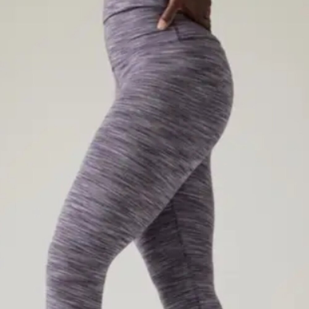 Athleta Transcend Textured 7/8 Tight Leggings